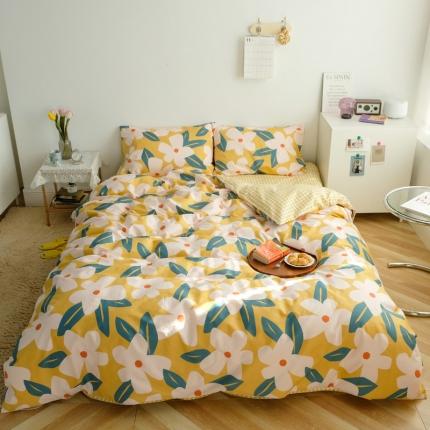 91家纺网 家纺一手货源 找家纺 （总）希文 21新款全棉13372印花四件套塞纳庄园系列