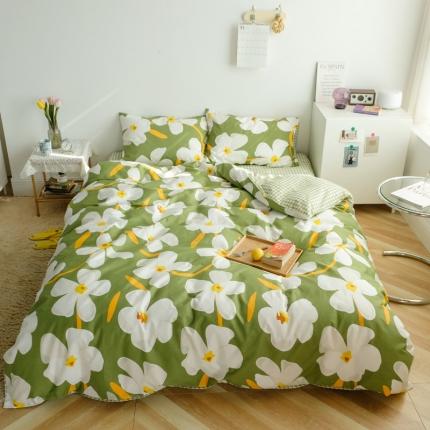 91家纺网 家纺一手货源 找家纺 （总）希文 21新款全棉13372印花四件套塞纳庄园系列