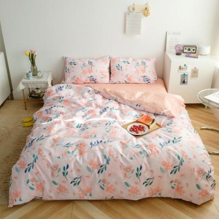 91家纺网 家纺一手货源 找家纺 （总）希文 21新款全棉13372印花四件套塞纳庄园系列