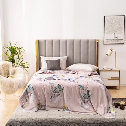 91家纺网 家纺一手货源 找家纺 （总）娇逸 2021新款40天丝莫代尔镂空款夏凉被