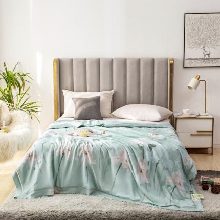 91家纺网 家纺一手货源 找家纺 （总）娇逸 2021新款40天丝莫代尔镂空款夏凉被