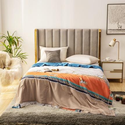 91家纺网 家纺一手货源 找家纺 （总）娇逸 2021新款40天丝莫代尔镂空款夏凉被