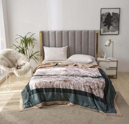 91家纺网 家纺一手货源 找家纺 （总）娇逸 2021新款40天丝莫代尔镂空款夏凉被