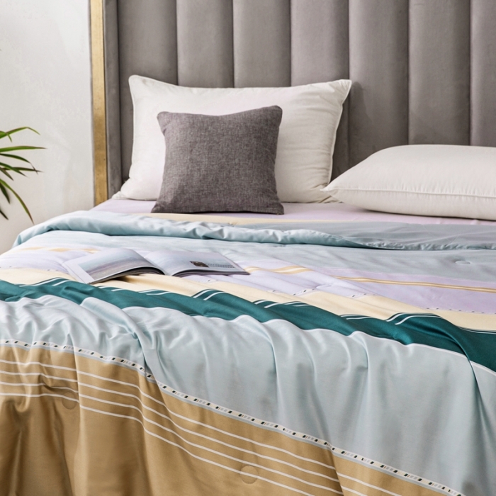 91家纺网 家纺一手货源 找家纺 娇逸 2021新款40天丝莫代尔镂空款夏凉被 赛邦