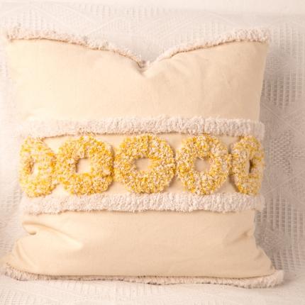 91家纺网 家纺一手货源 找家纺 （总） 恋佳 2020新款全棉簇绒绣抱枕套