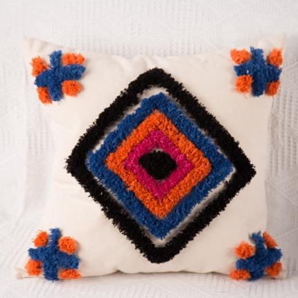 91家纺网 家纺一手货源 找家纺 （总） 恋佳 2020新款全棉簇绒绣抱枕套