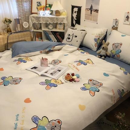 91家纺网 家纺一手货源 找家纺 （总）HL原创 2021新款13372全棉四件套