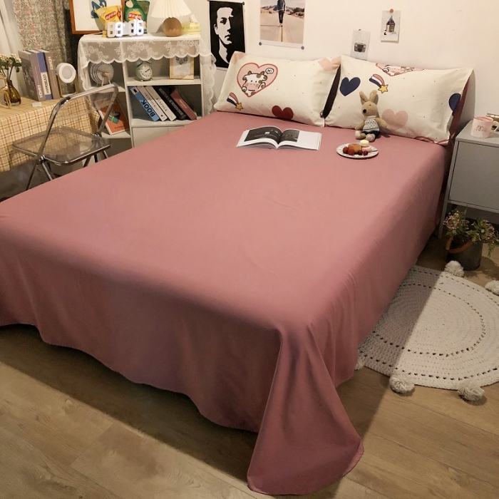 91家纺网 家纺一手货源 找家纺 HL原创 2021新款13372全棉四件套 爱心奶牛