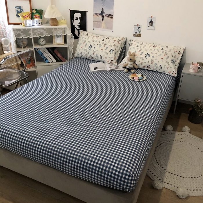 91家纺网 家纺一手货源 找家纺 HL原创 2021新款13372全棉四件套 兰花草