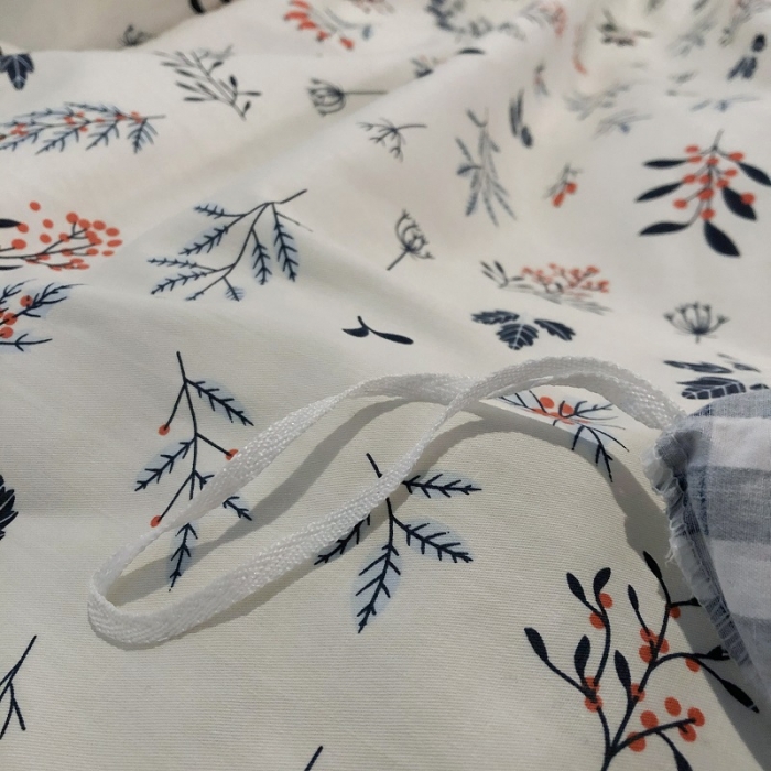 91家纺网 家纺一手货源 找家纺 HL原创 2021新款13372全棉四件套 兰花草