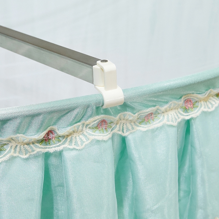 91家纺网 家纺一手货源 找家纺 迪凡保罗 2021新款5821（天地杆圆顶蚊帐） 白色