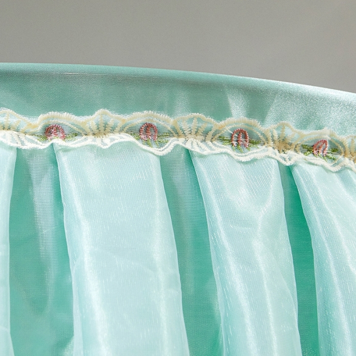 91家纺网 家纺一手货源 找家纺 迪凡保罗 2021新款5821（天地杆圆顶蚊帐） 白色