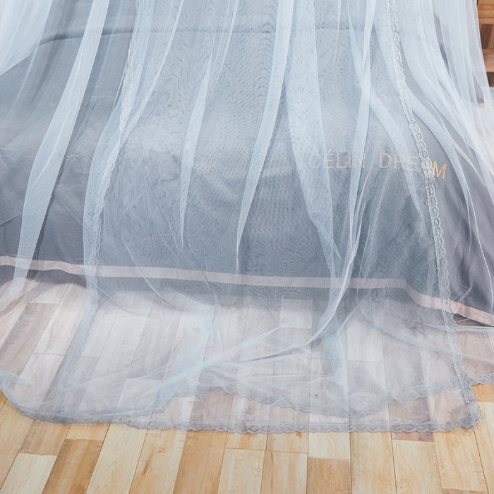 91家纺网 家纺一手货源 找家纺 迪凡保罗 2021新款5821（天地杆圆顶蚊帐） 灰色