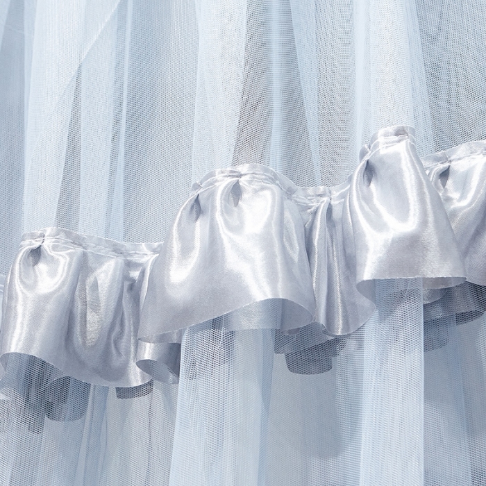 91家纺网 家纺一手货源 找家纺 迪凡保罗 2021新款5821（天地杆圆顶蚊帐） 灰色