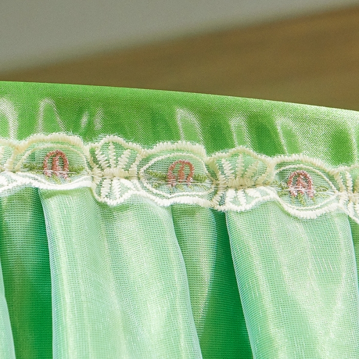 91家纺网 家纺一手货源 找家纺 迪凡保罗 2021新款5821（天地杆圆顶蚊帐） 抹茶绿