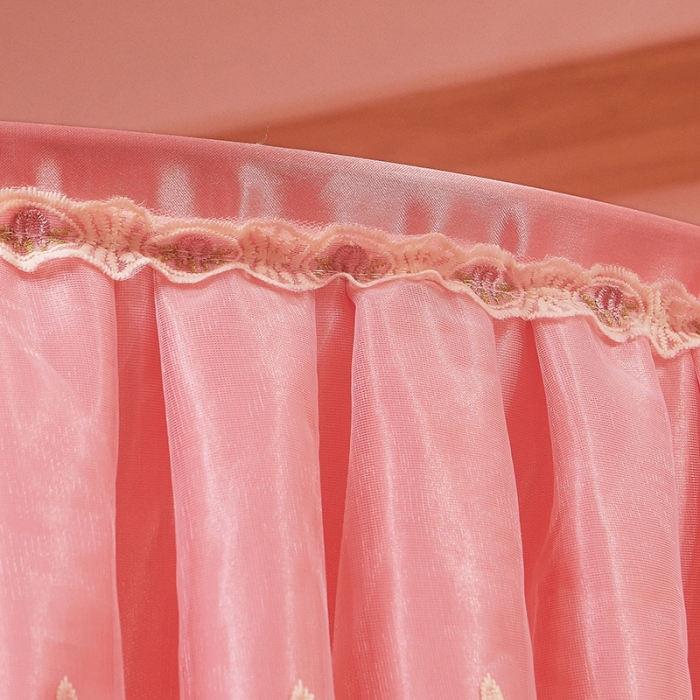 91家纺网 家纺一手货源 找家纺 迪凡保罗 2021新款5821（天地杆圆顶蚊帐） 深玉色