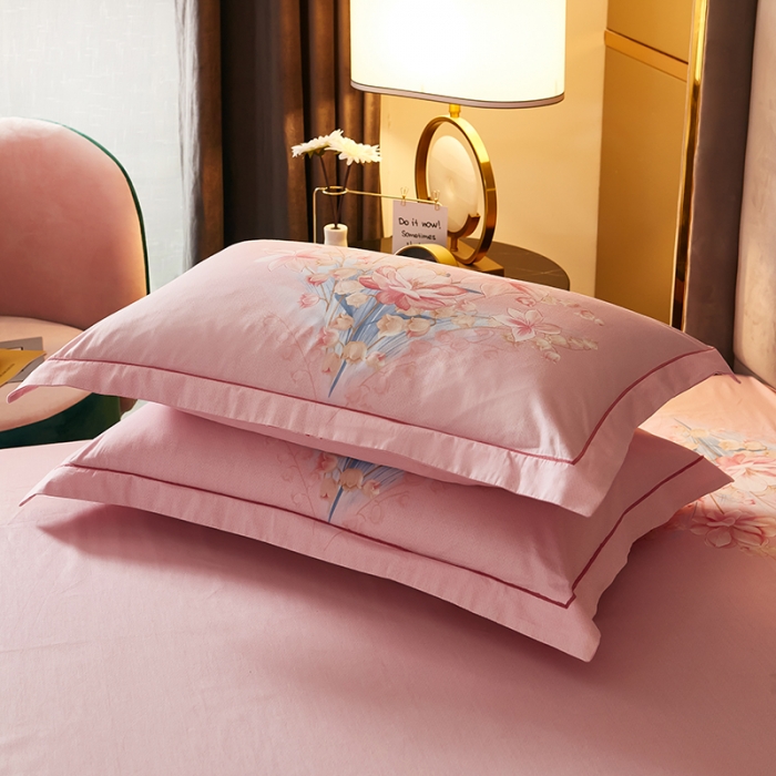 91家纺网 家纺一手货源 找家纺 （总）雲归梦 2021全棉大版四件套中国风花卉