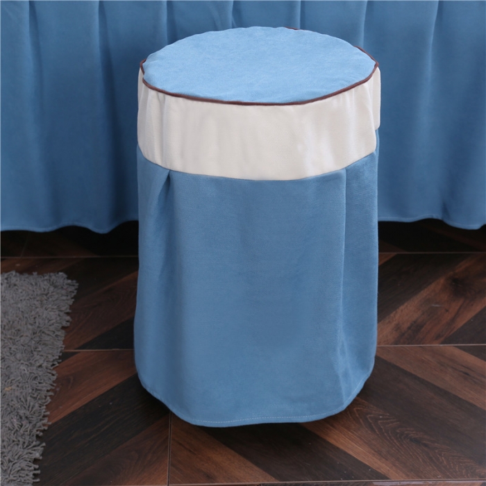 91家纺网 家纺一手货源 找家纺 不打烊家纺  2025新款美容床罩套件百里挑一A款蓝色