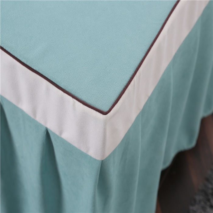 91家纺网 家纺一手货源 找家纺 不打烊家纺 2025新款美容床罩套件百里挑一A款绿色