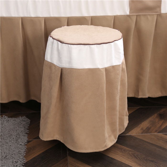 91家纺网 家纺一手货源 找家纺 不打烊家纺 2025新款美容床罩套件百里挑一A款驼色