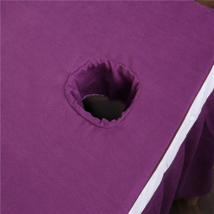 91家纺网 家纺一手货源 找家纺 不打烊家纺2025新款美容床罩套件百里挑一A款紫色