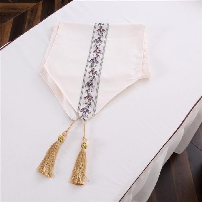 91家纺网 家纺一手货源 找家纺 不打烊家纺 2025新款美容床罩套件百里挑一A款白色