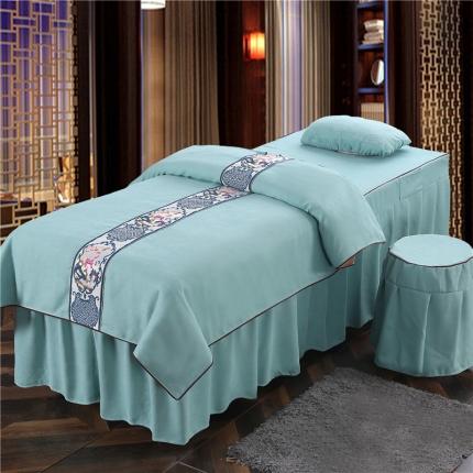 91家纺网 家纺一手货源 找家纺 （总）不打烊家纺 2021新款美容床罩套件百里挑一B款