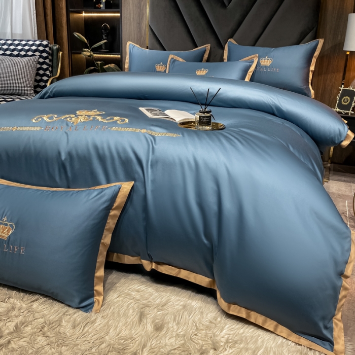 91家纺网 家纺一手货源 找家纺 （总）安妮家居 2021新款皇冠100s长绒棉四件套