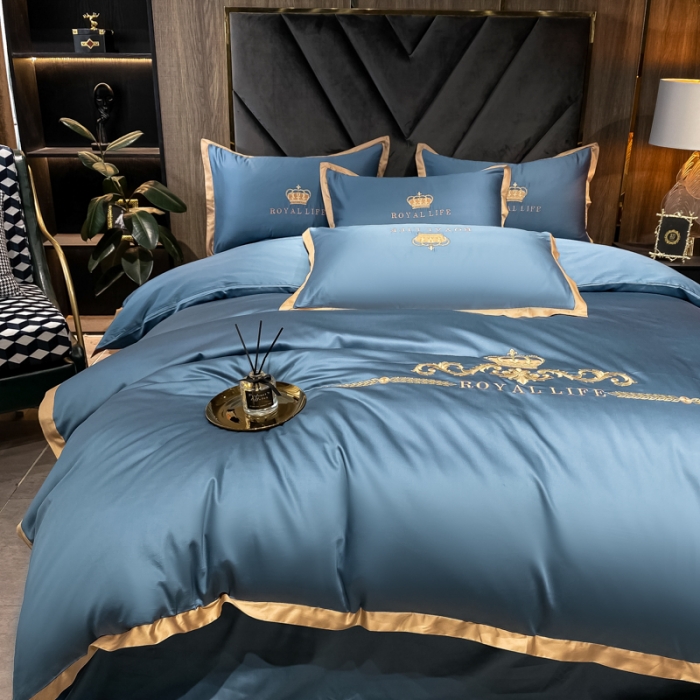 91家纺网 家纺一手货源 找家纺 （总）安妮家居 2021新款皇冠100s长绒棉四件套