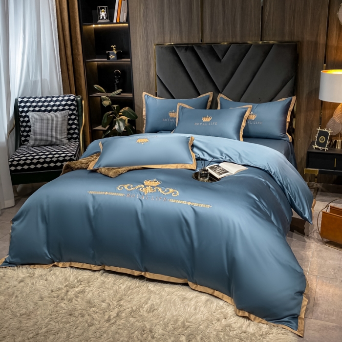 91家纺网 家纺一手货源 找家纺 （总）安妮家居 2021新款皇冠100s长绒棉四件套