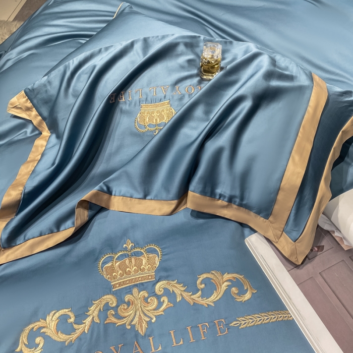 91家纺网 家纺一手货源 找家纺 （总）安妮家居 2021新款皇冠100s长绒棉四件套