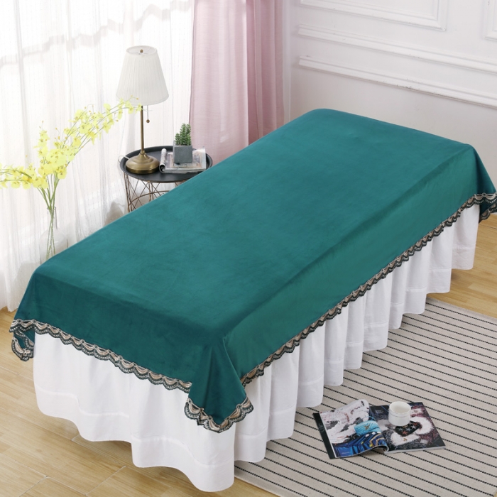 91家纺网 家纺一手货源 找家纺 不打烊家纺 2021新款床单 水晶绒孔雀绿