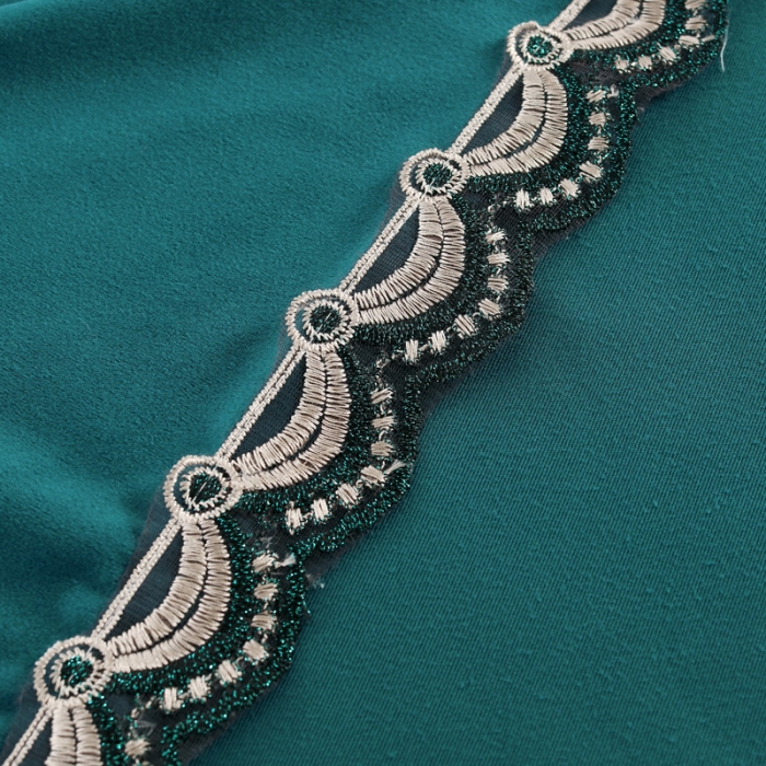 91家纺网 家纺一手货源 找家纺 不打烊家纺 2021新款床单 水晶绒孔雀绿