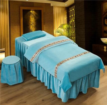 91家纺网 家纺一手货源 找家纺 （总）不打烊家纺 2025新款水晶绒款美容床罩雅典娜系列