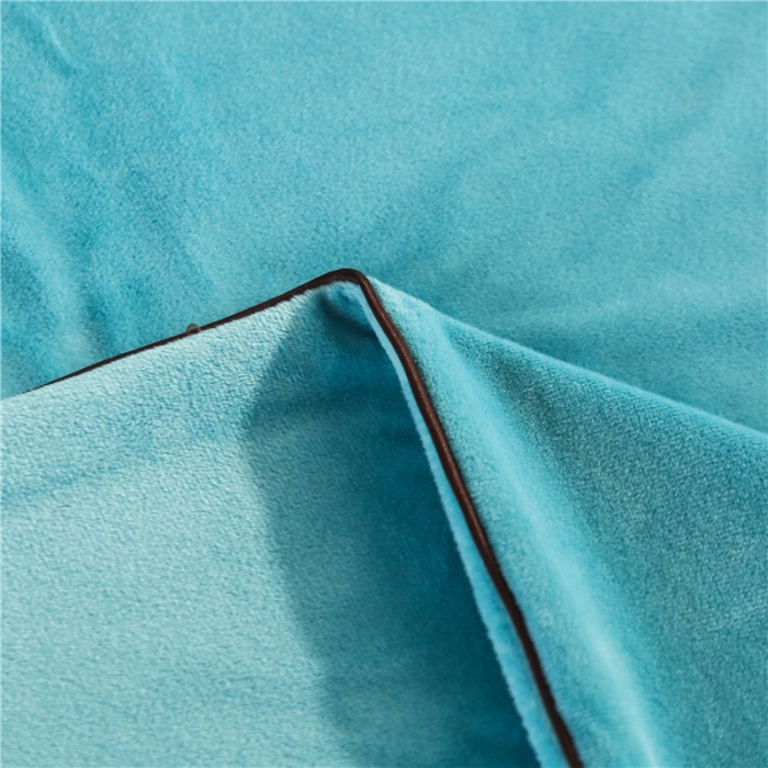 91家纺网 家纺一手货源 找家纺 不打烊家纺 2021新款水晶绒款美容床罩古韵新生系列湖蓝