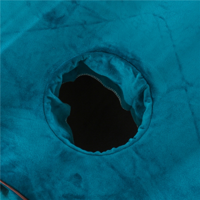 91家纺网 家纺一手货源 找家纺 不打烊家纺 2021新款水晶绒款美容床罩古韵新生系列孔雀蓝