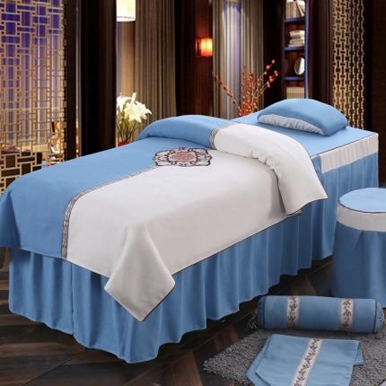 91家纺网 家纺一手货源 找家纺 （总）不打烊家纺 2025新款美容床罩四件套国色天香A款