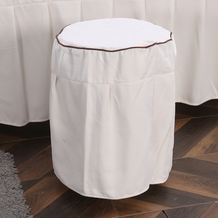 91家纺网 家纺一手货源 找家纺 不打烊家纺2025新款美容床罩四件套国色天香A款白色