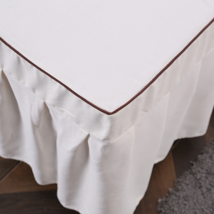 91家纺网 家纺一手货源 找家纺 不打烊家纺2025新款美容床罩四件套国色天香A款白色