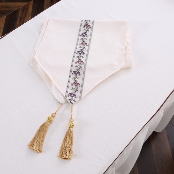 91家纺网 家纺一手货源 找家纺 不打烊家纺2025新款美容床罩四件套国色天香A款白色