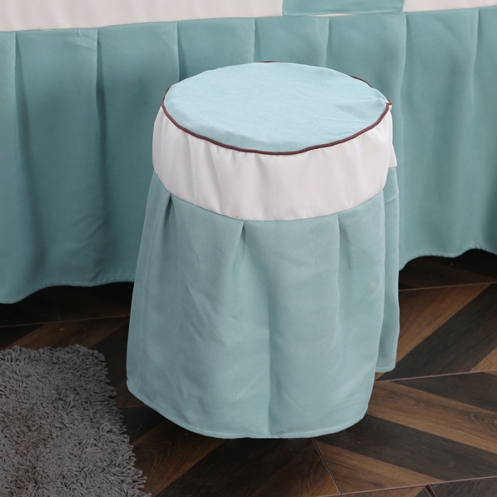 91家纺网 家纺一手货源 找家纺 不打烊家纺2025新款美容床罩四件套国色天香A款绿色