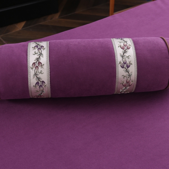 91家纺网 家纺一手货源 找家纺 不打烊家纺 2025新款美容床罩四件套国色天香A款紫色