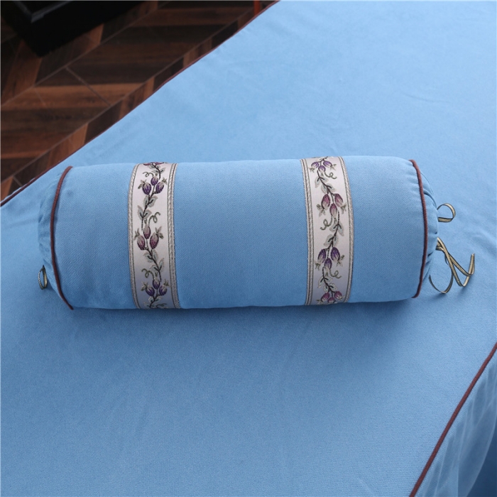 91家纺网 家纺一手货源 找家纺 不打烊家纺 2021新款美容床罩四件套国色天香B款蓝色