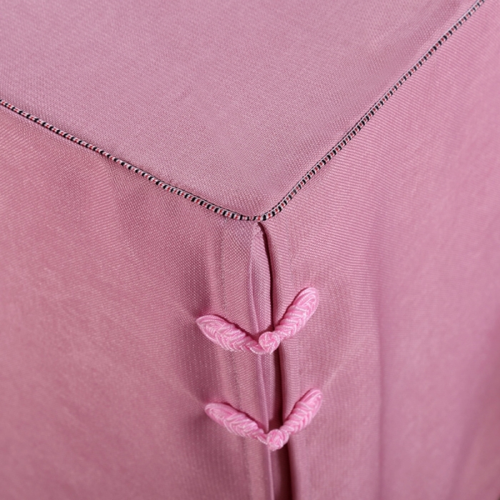 91家纺网 家纺一手货源 找家纺 不打烊家纺  (原不打烊家纺  (原春恩家纺)家纺) 2021新款美容床罩四件套锦上添花系列 粉