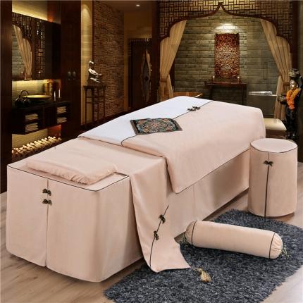 91家纺网 家纺一手货源 找家纺 （总）不打烊家纺2025新款美容床罩四件套两情相悦系列