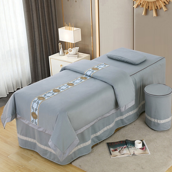 91家纺网 家纺一手货源 找家纺 不打烊美容床罩荷兰尼清仓特价款 卖完下架--时尚之约系列 时尚之约灰色