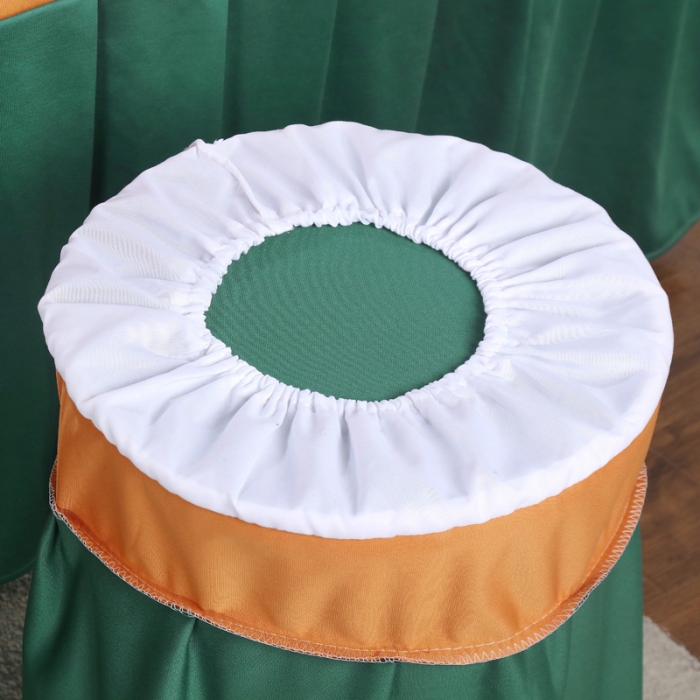 91家纺网 家纺一手货源 找家纺 不打烊家纺  (原春恩家纺) 2025新款美容床罩四件套洛丽塔系列 洛丽塔孔雀绿