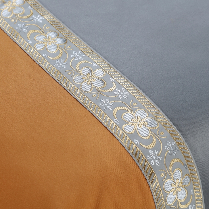 91家纺网 家纺一手货源 找家纺 不打烊家纺  (原春恩家纺) 2025新款美容床罩四件套洛丽塔系列 洛丽塔绅士灰