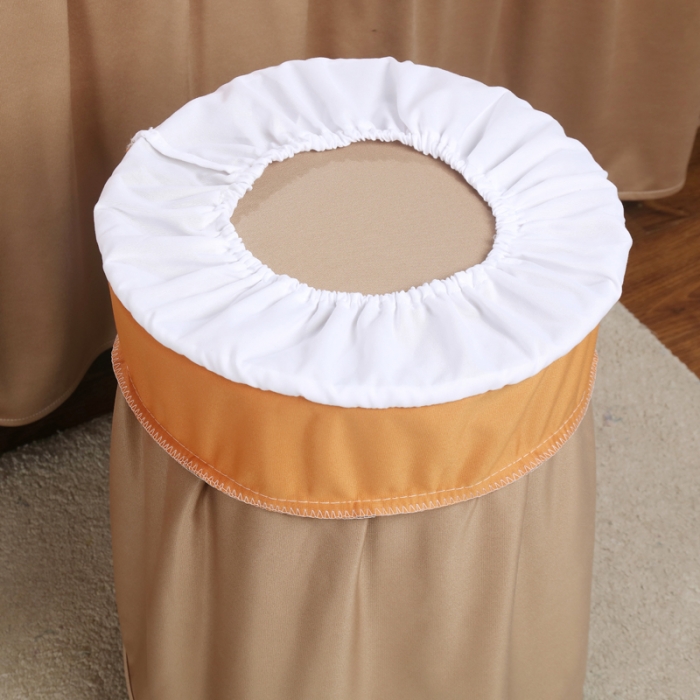 91家纺网 家纺一手货源 找家纺 不打烊家纺  (原春恩家纺) 2025新款美容床罩四件套洛丽塔系列 洛丽塔香槟驼