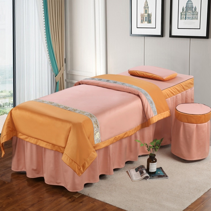 91家纺网 家纺一手货源 找家纺 不打烊家纺  (原春恩家纺) 2025新款美容床罩四件套洛丽塔系列 洛丽塔玉